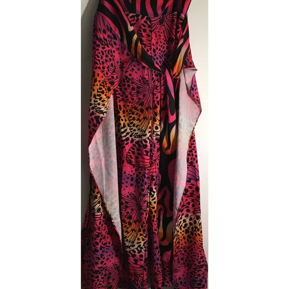 the tellier Pants - The Tellier by Infinitamente Mambo Women's Size Medium Butterfly Wide Leg Pants